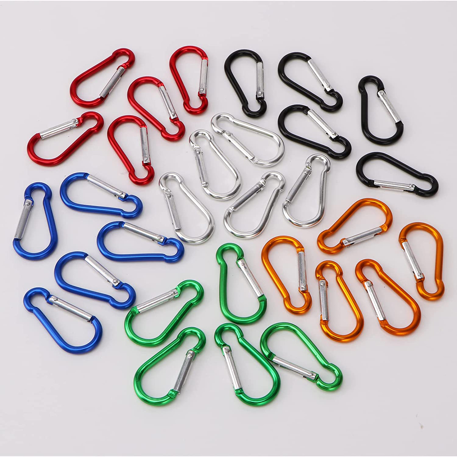 Heart Shaped Aluminum Carabiner Key Chain Clip Outdoor - Temu - Clip