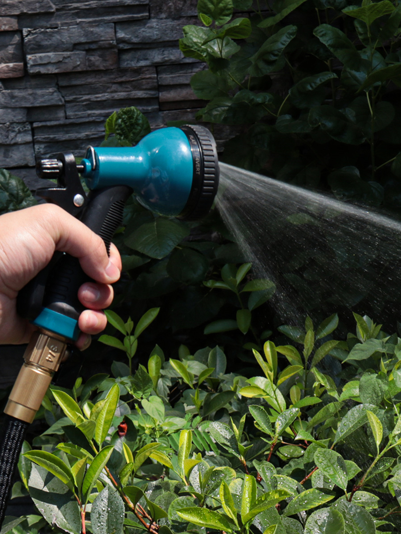 Garden Horse Nozzle Sprayer Water Gun 10 Watering Pattern Temu