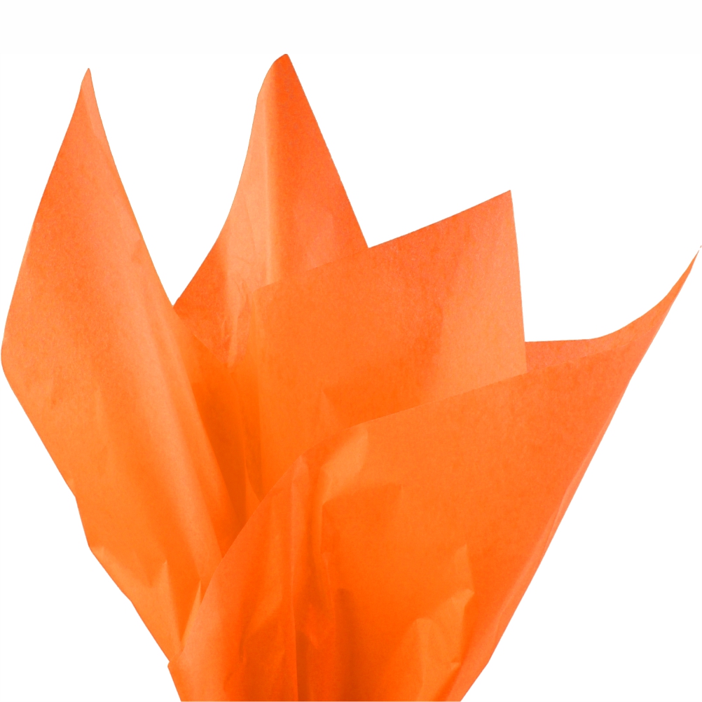 100 Sheets Orange Tissue Paper 14 x 20 Inches Recyclable Orange Wrapping  Pape