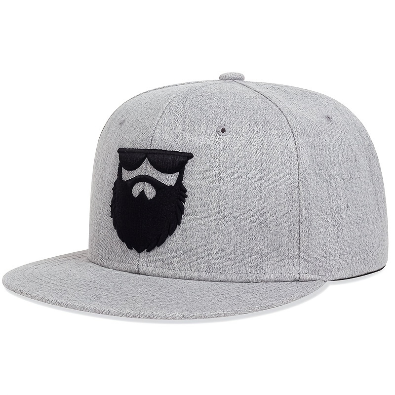 

Men's Casual Beard Embroidered Baseball Cap, Ideal Choice For Gifts