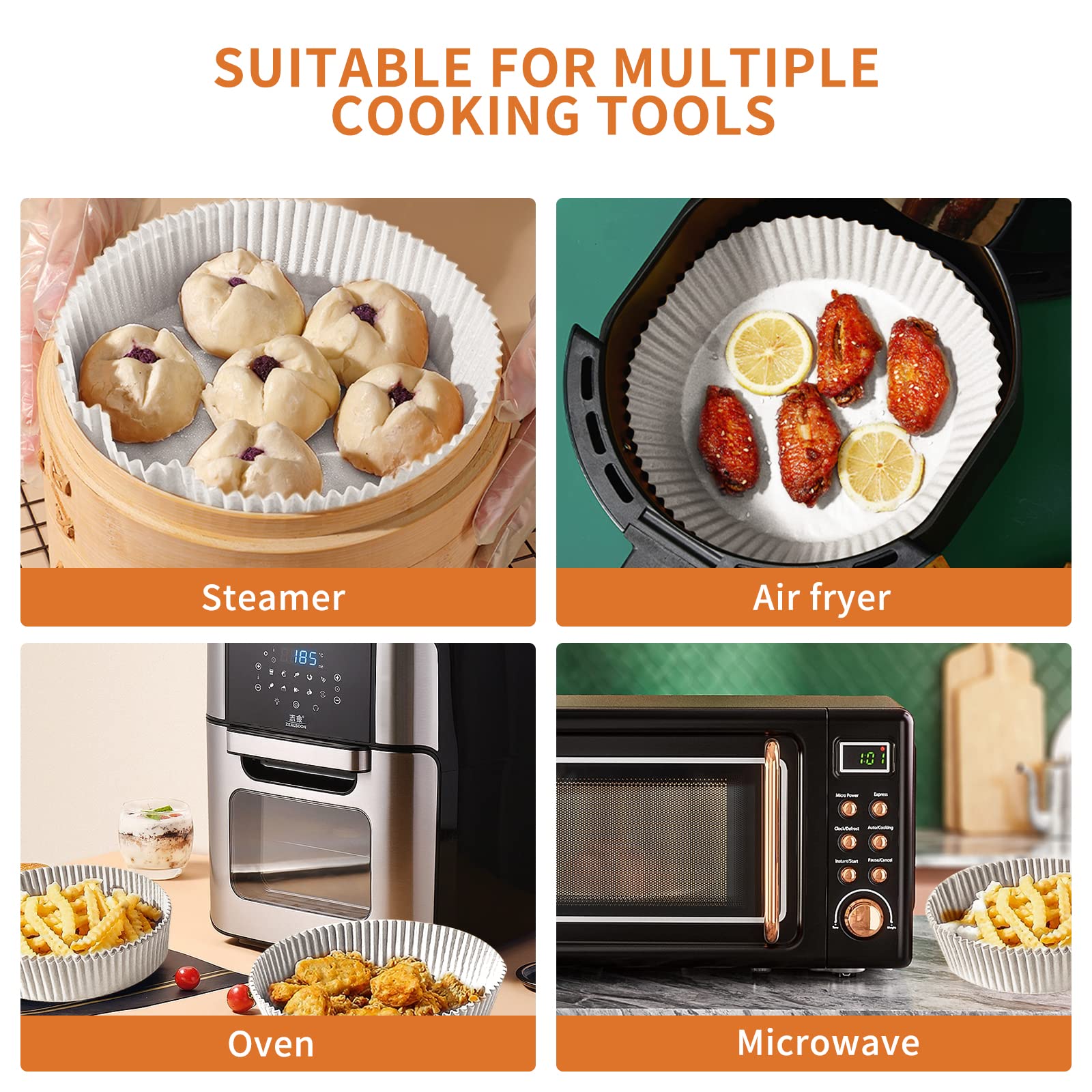 Air Fryer Special Paper Plate Household Oil Absorbing Paper Temu