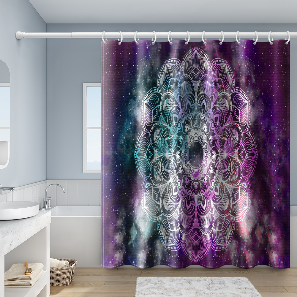 Ambesonne Purple and Turquoise Bath Mat, Hippie Ombre Mandala Inner Peace  and Meditation with Ornamental Art, Plush Bathroom Decor Mat with Non Slip  Backing, 29.5 X 17.5, Purple Aqua