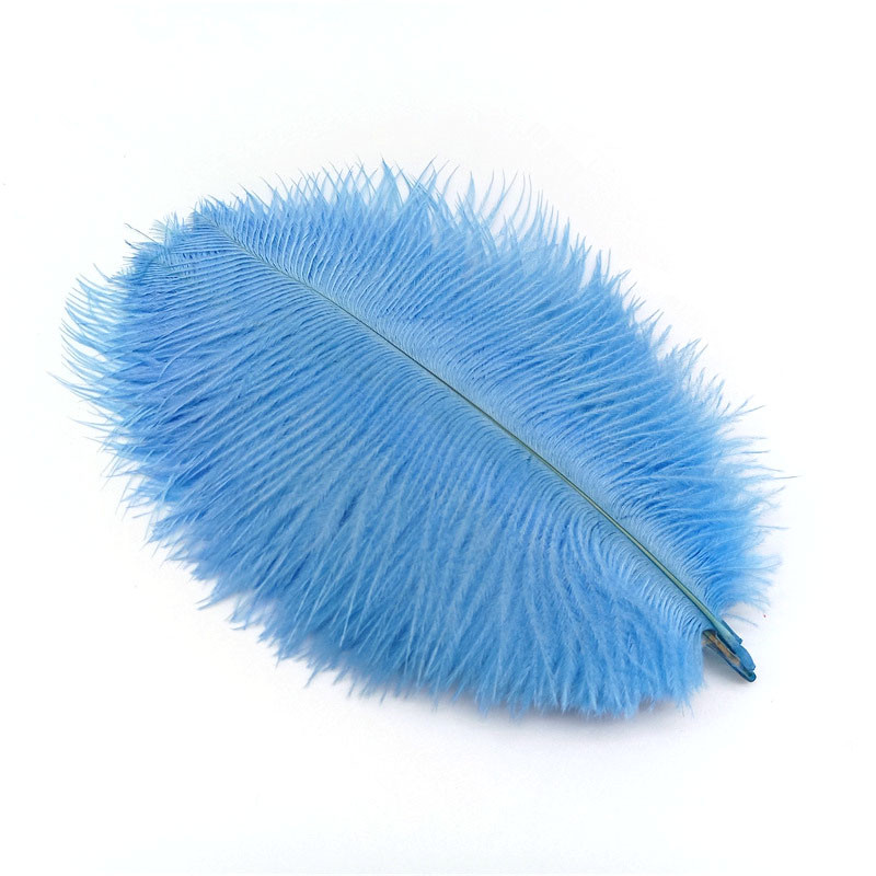 Pluma de avestruz azul bebé, adorno de plumas, avestruz natural, pluma de  pelo, pluma de costura, plumas azules, corte a medida Plumas de vestir  Spalvas 71 -  México