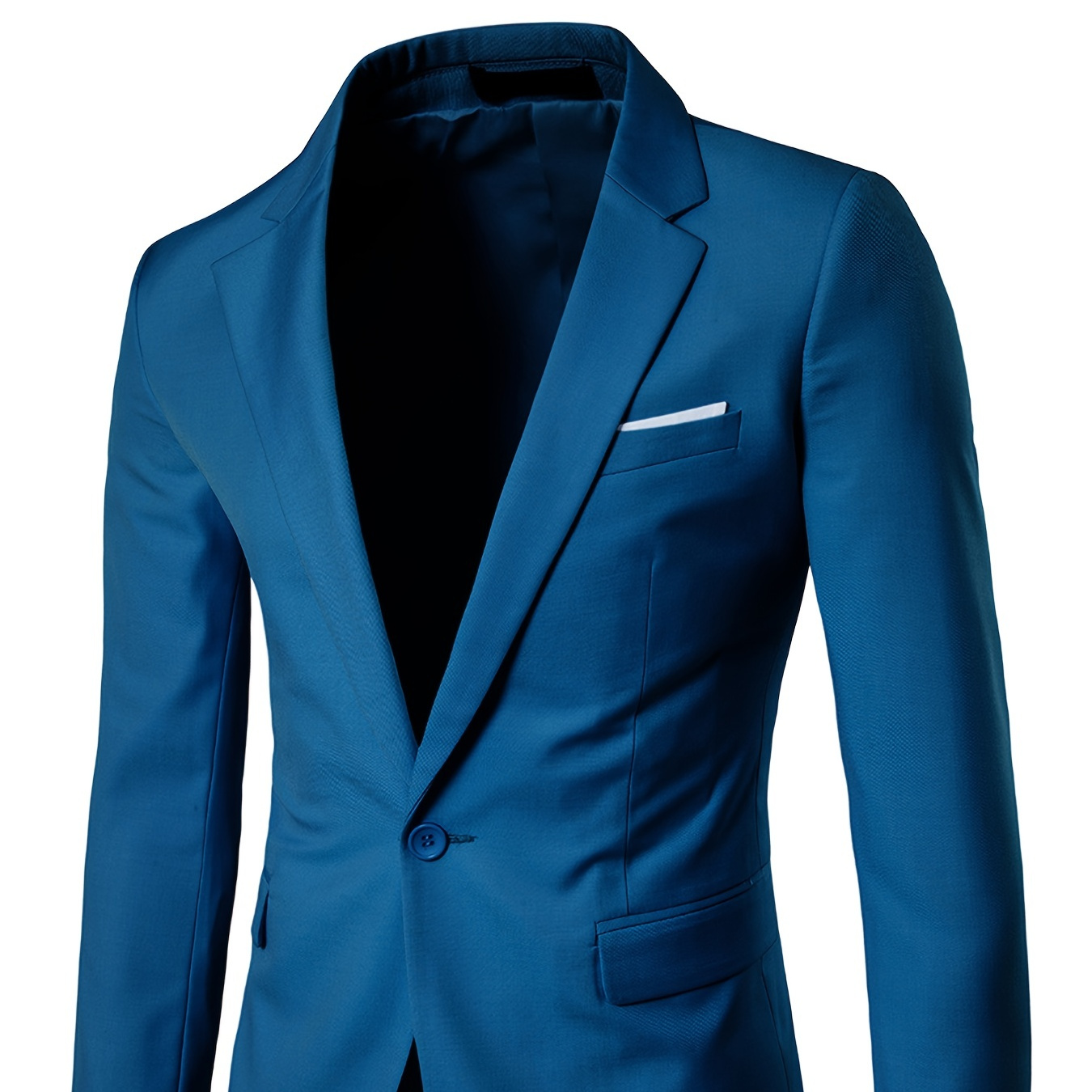 Men's Slim Classic Suit Jacket One Button Casual Sports Jackets Coat ...