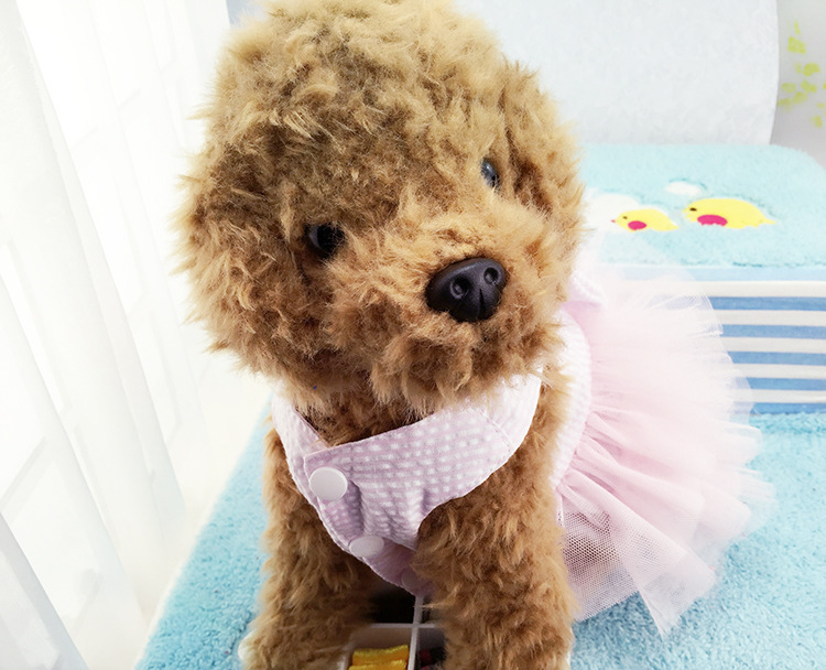 Fashion Chic Dog Brown Tutu Dress