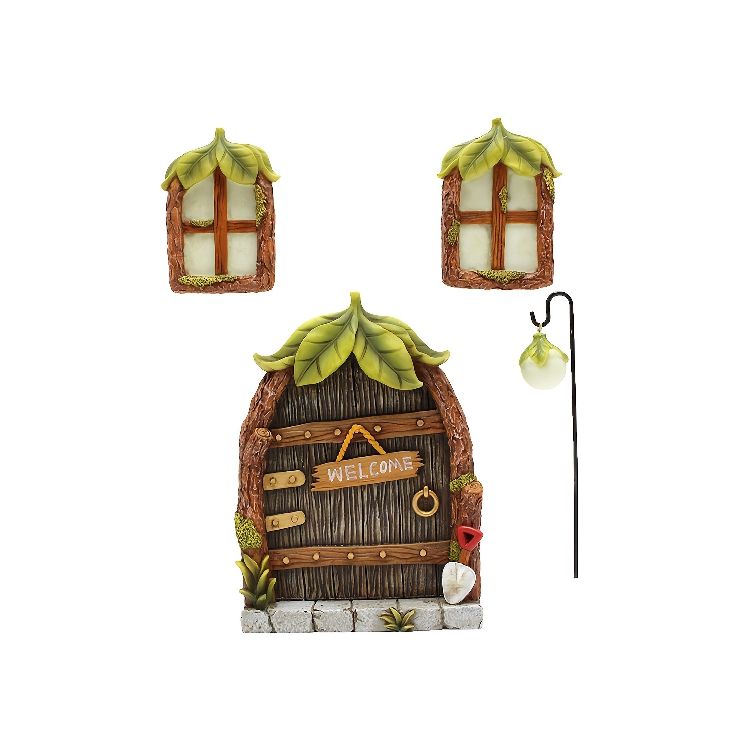 Add a Magical Touch to Your Garden with this Fairy Gnome Home Art Sculpture!