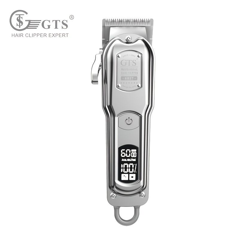 Gts 6017 All Metal Cordless Hair Trimmer Professional Hair Cutting Machine  Electric Home Use Hair Clipper | Check Out Today's Deals Now | Temu