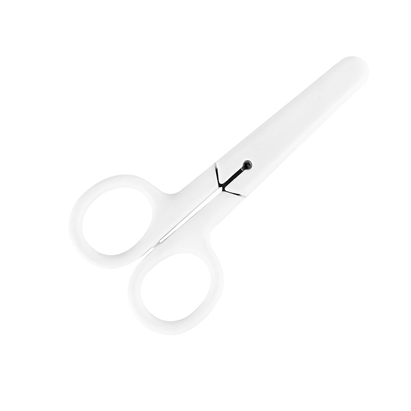 Portable Mini White Scissor Stainless Steel Blade Cutter For - Temu