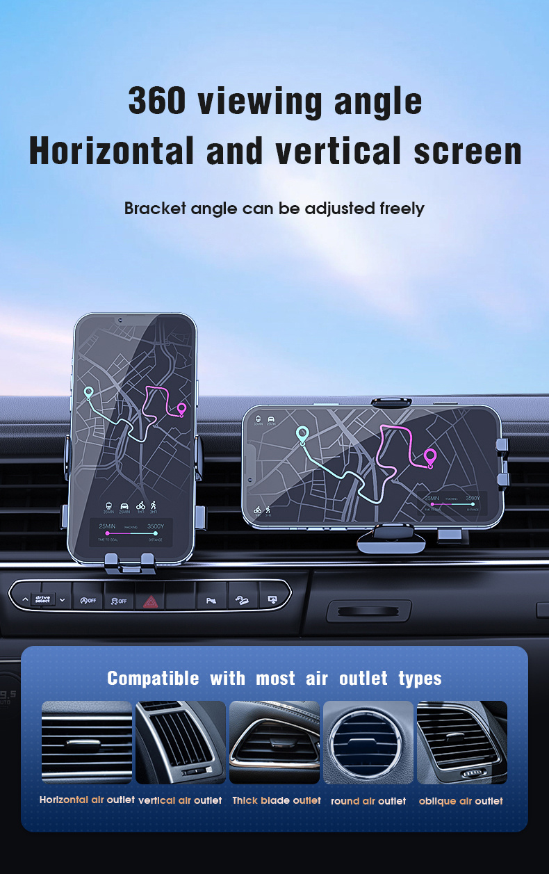 Big Phones Thick Cases? No Problem! Car Air Vent Phone Mount - Temu