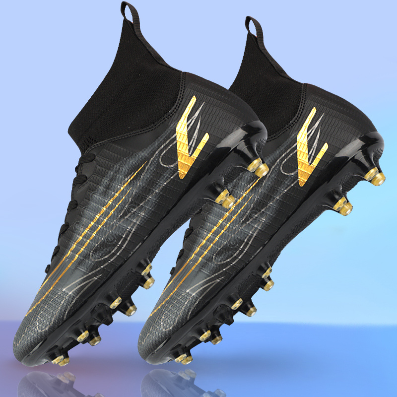 Lightweight High Top Ag Soccer Cleats Men Non Slip Spikes Temu