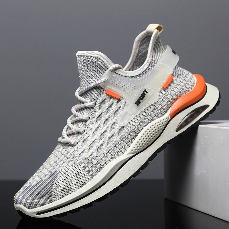 2022 New Anti-slip Air Cushion Running Sneakers, Breathable Slip-on Casual  Shoes - Temu