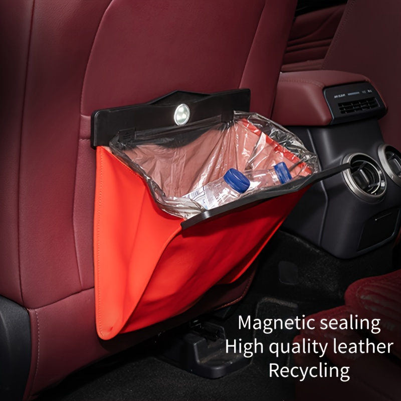 Smart led auto mülleimer wasserdichte aufbewahrung tasche rücksitz