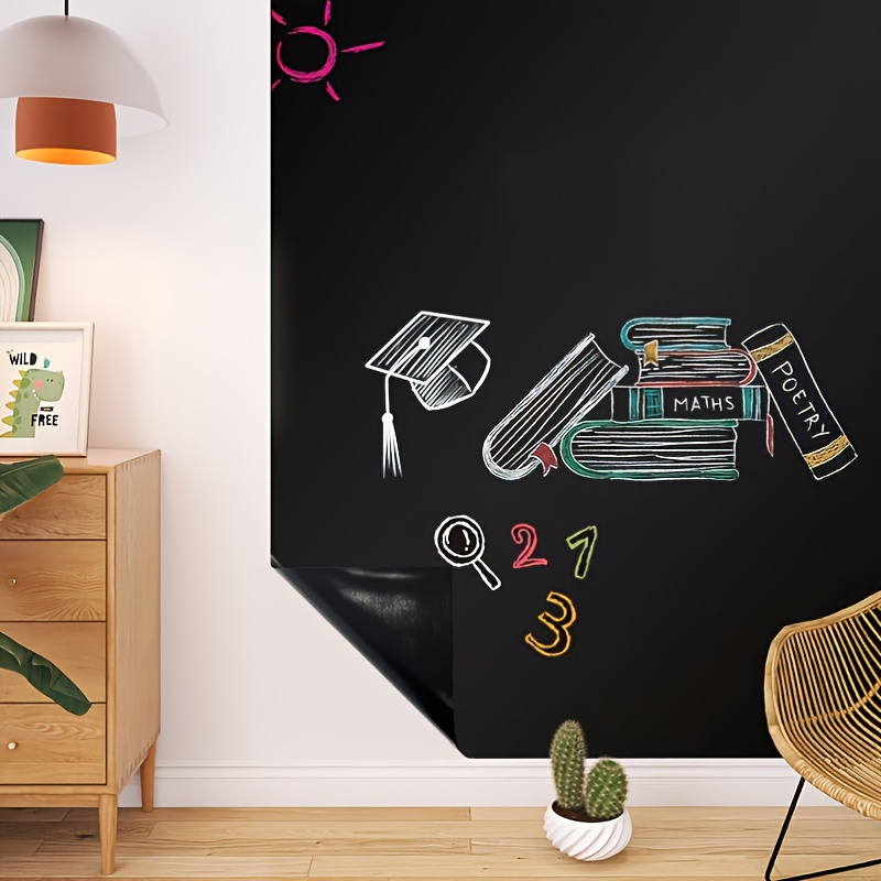 Washable And Removable Electrostatic Whiteboard Wallpaper - Temu
