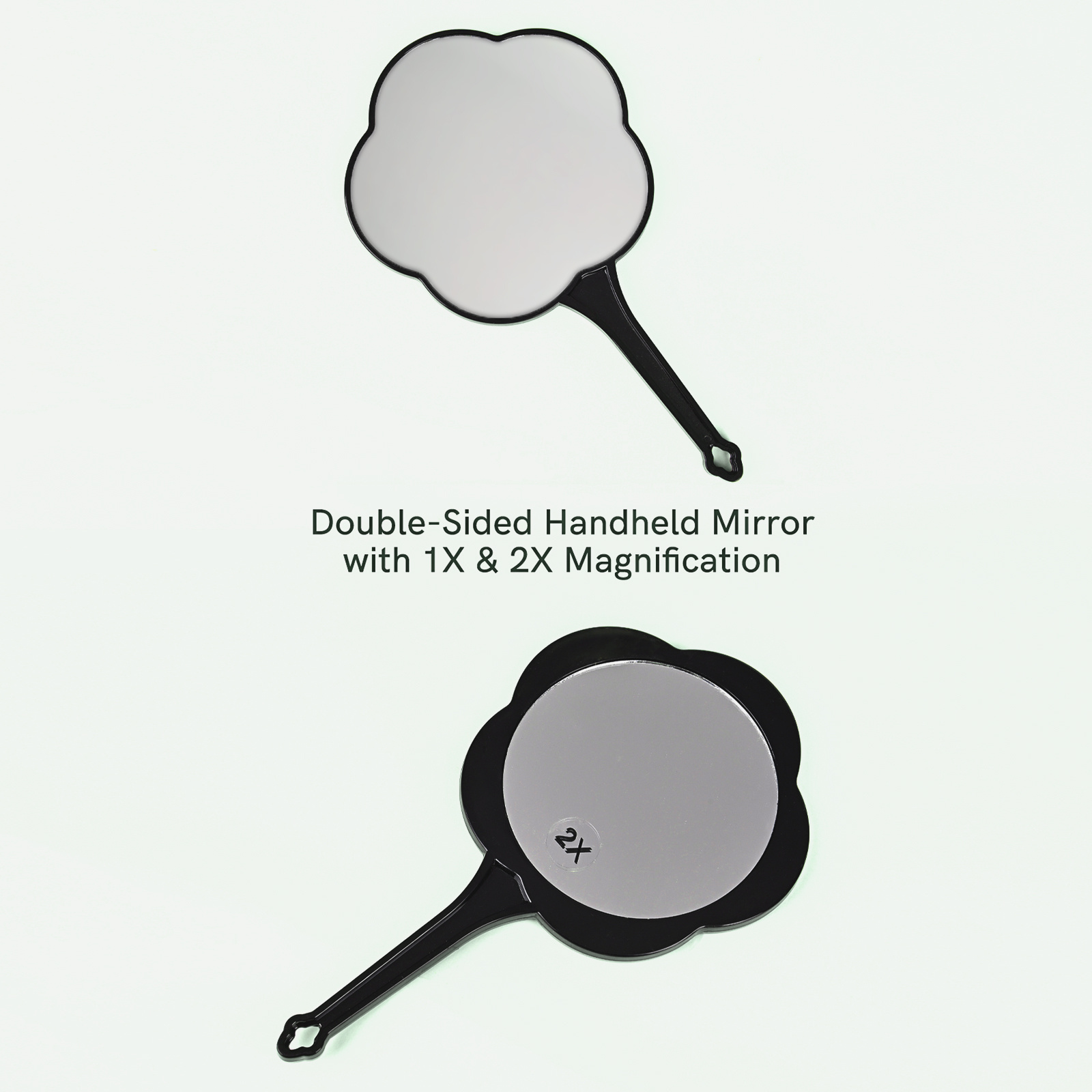 Plastic Hand Mirror Rose Flower Shaped Travel Handheld Temu