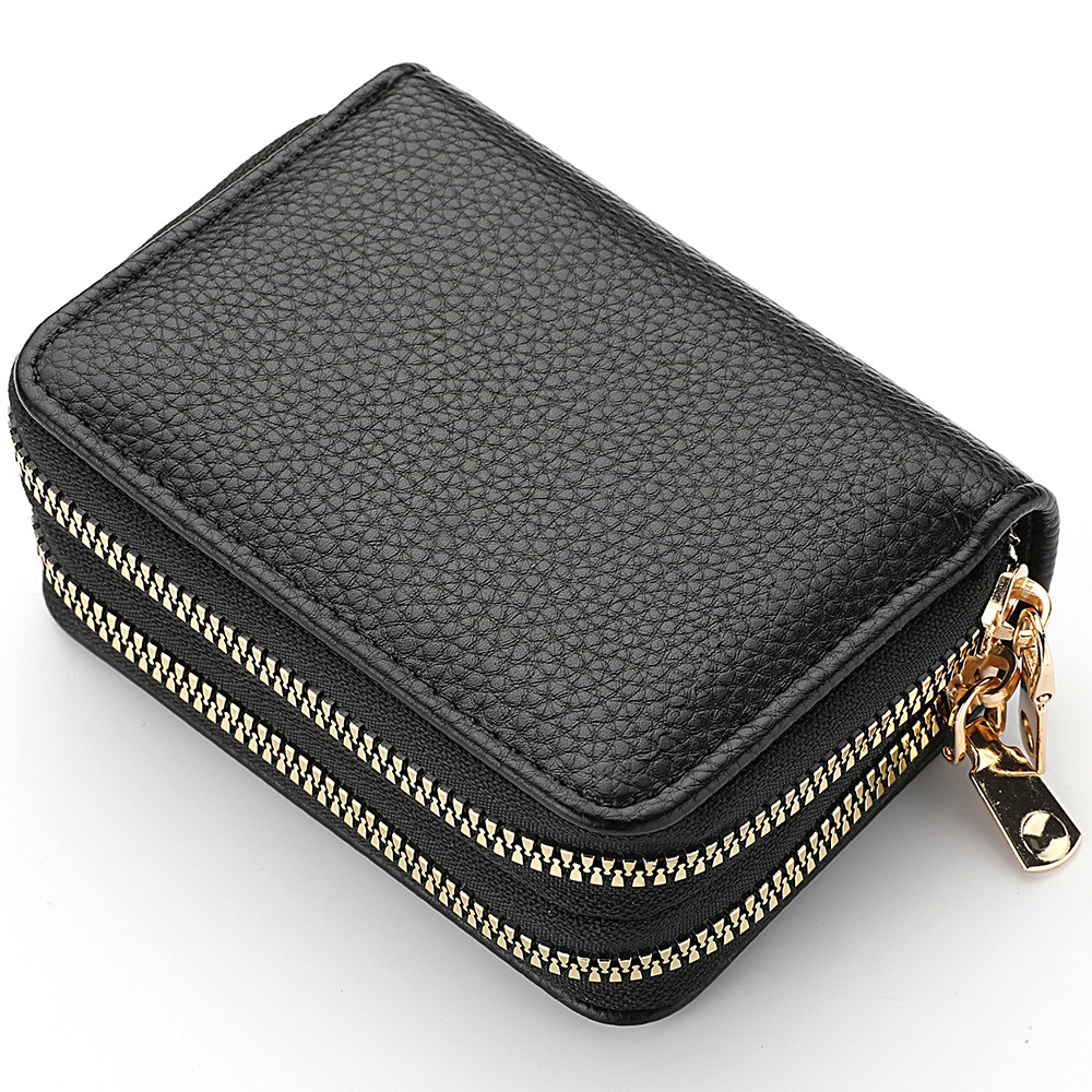 Fashionable Short Zipper Wallet With Multiple Card Slots & Large Capacity, Simple  Clutch Purse