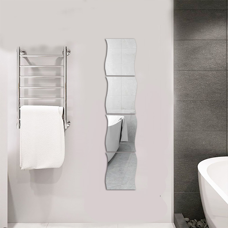 frameless mirror tiles