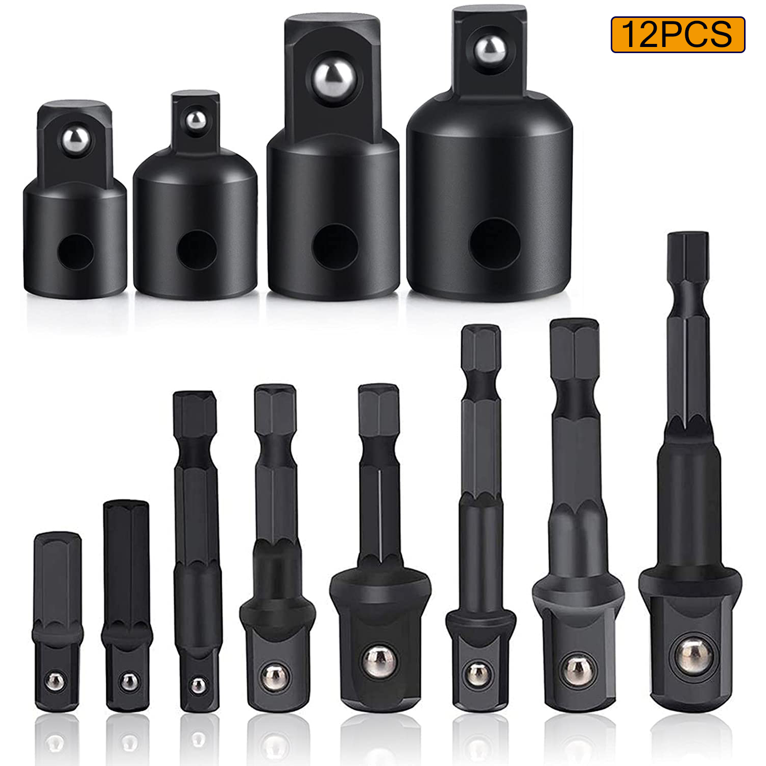 Impact Socket Adapter Set: 25mm 1/4 Hex Shank Extension - Temu