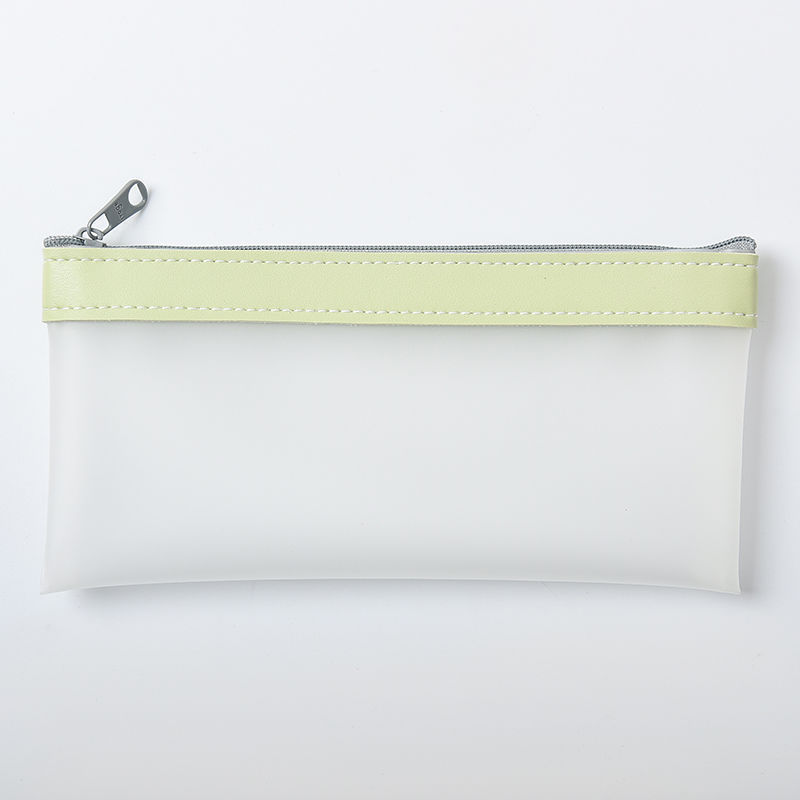 Simple Transparent TPU Leather Pencil Pouch Pencil Bag Pencil