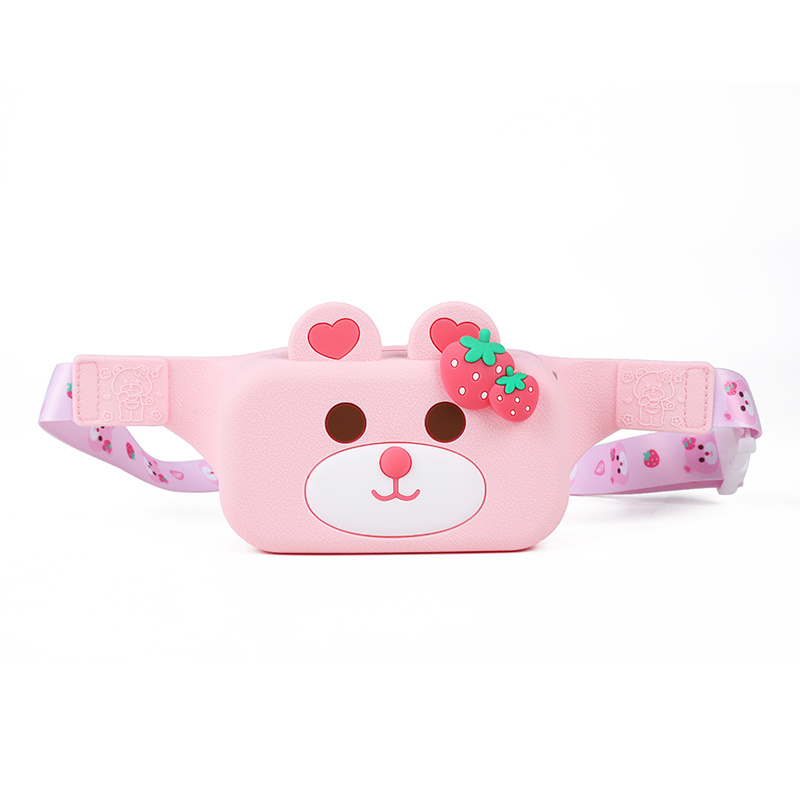 Waist Bag Fanny Pack Teddy Bear, 3D Cartoon Animal Kawaii Cute