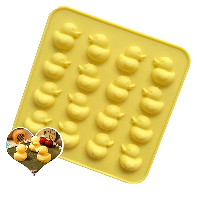 

1pc 16 Grids Silicone Chocolate Mold, Duck Shaped Cake Mold, Diy Baking Tools, Kitchen Supplies