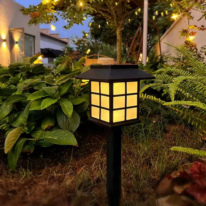 warm yellow solar lights