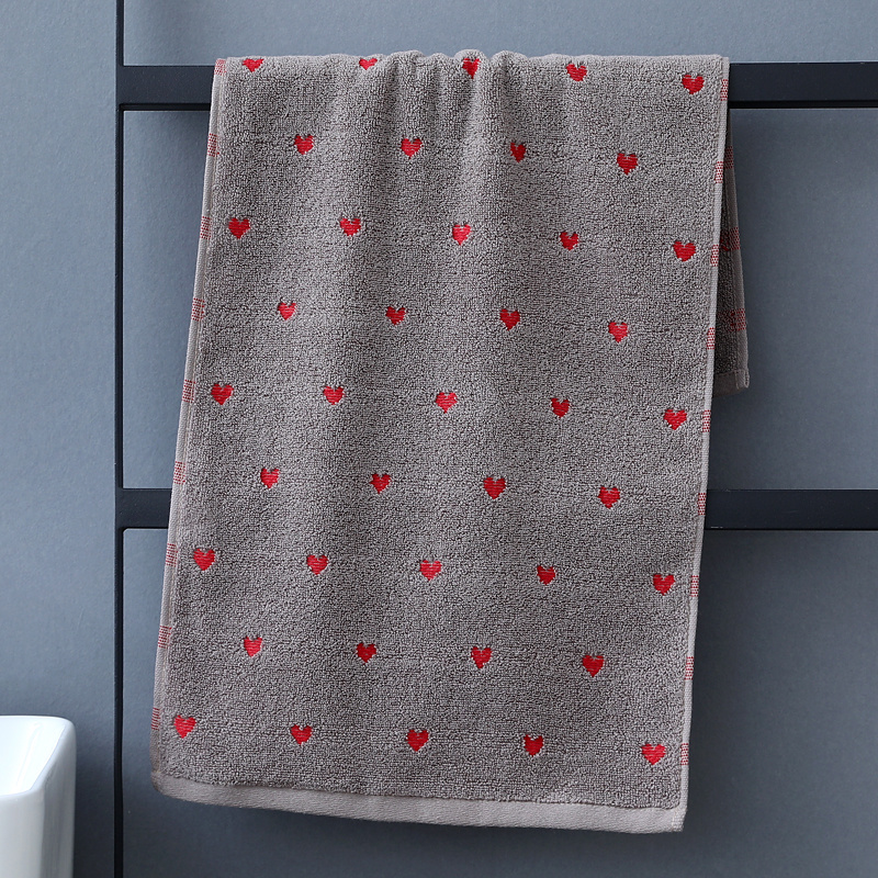 Soft And Absorbent Heart Towel Perfect For Bathing And - Temu