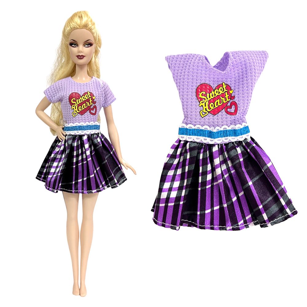 Fashion Skirt New Outfit Casual Dress Modern Shirt Doll Clothes For Barbie  Doll Accessories Toys Chtistmas Gifts | Free Shipping For New Users | Temu