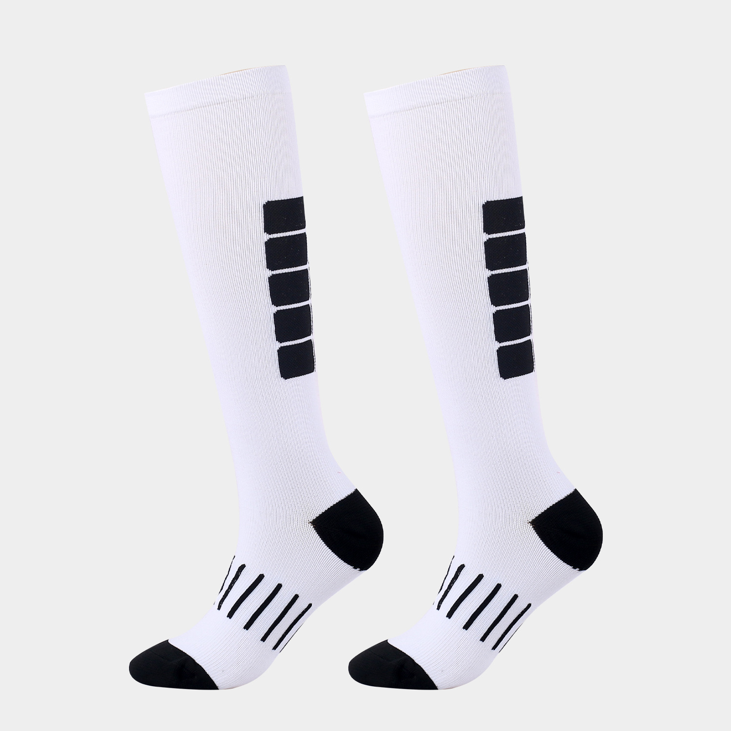 High Performance Compression Socks for Men - Colorful Stripes