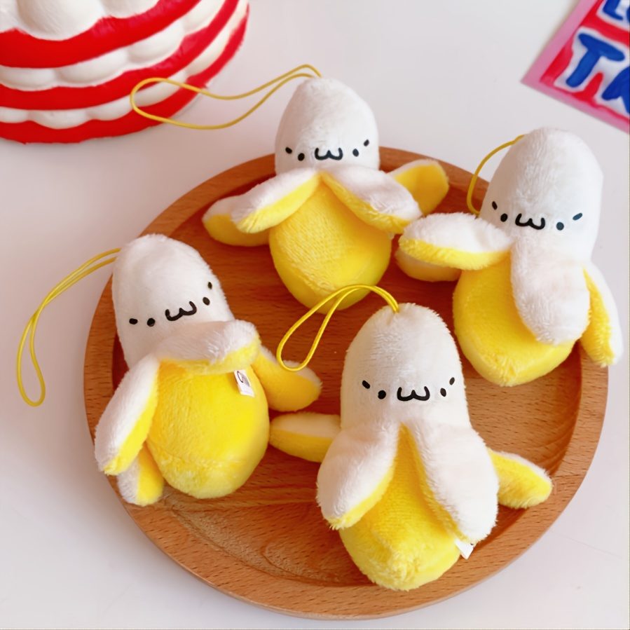 3 Sizes Banana Plush Toy Banana Plush Toy Soft Fruit Shaped