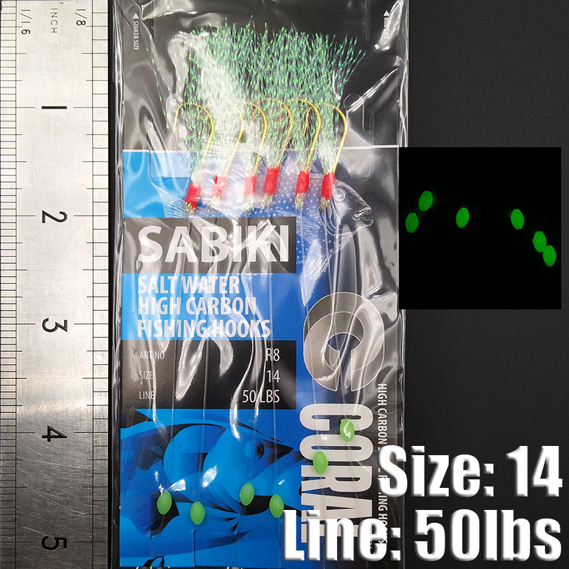 Lunker Sabiki Bait Rigs High Carbon Fishing Hooks Luminous - Temu Canada