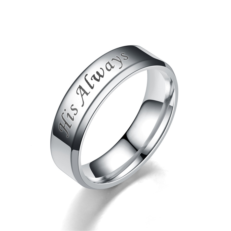 AILUOR Anello Ispirazionale In Acciaio Inox Regolabile Per Uomo E Donna - Gioiello Con Incisione Motivazionale