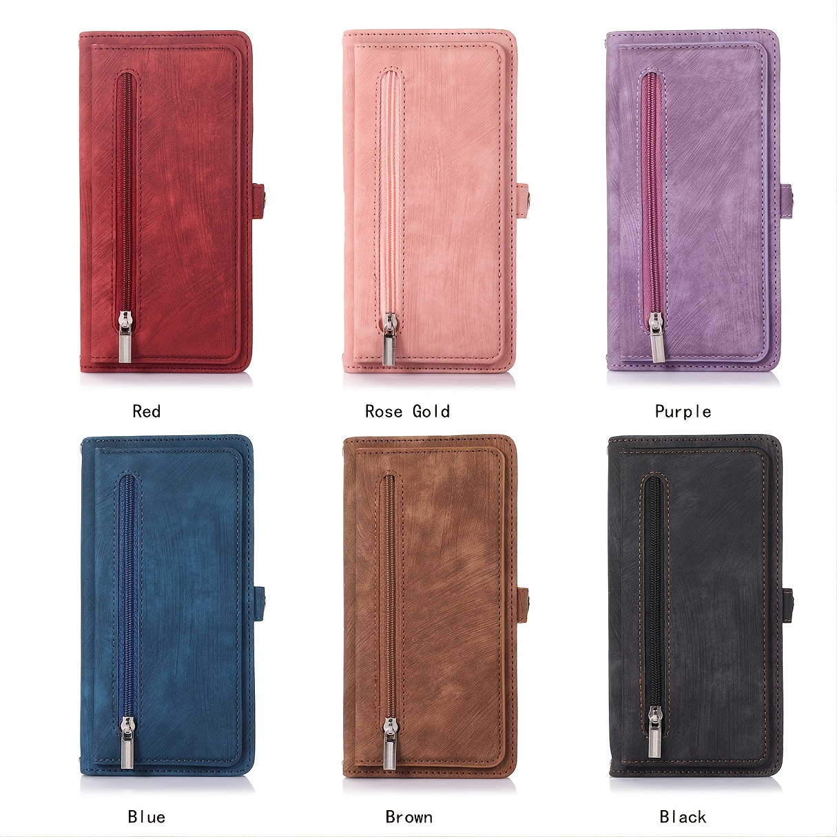 Phone Case With Multifunctional Drop Proof 9 Card Zipper Wallet For Galaxy A52/a52s5g, A32 5g, S22 Ultra, A51, A22 5g, S21, S20 Fe, A72, A21s