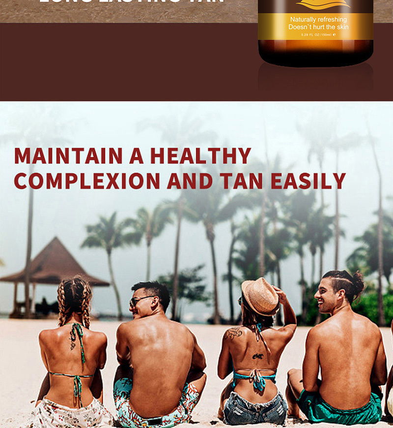 Tanned Af Intensifier Tanning Oil,get A Faster,darker Sun Tan From Tan