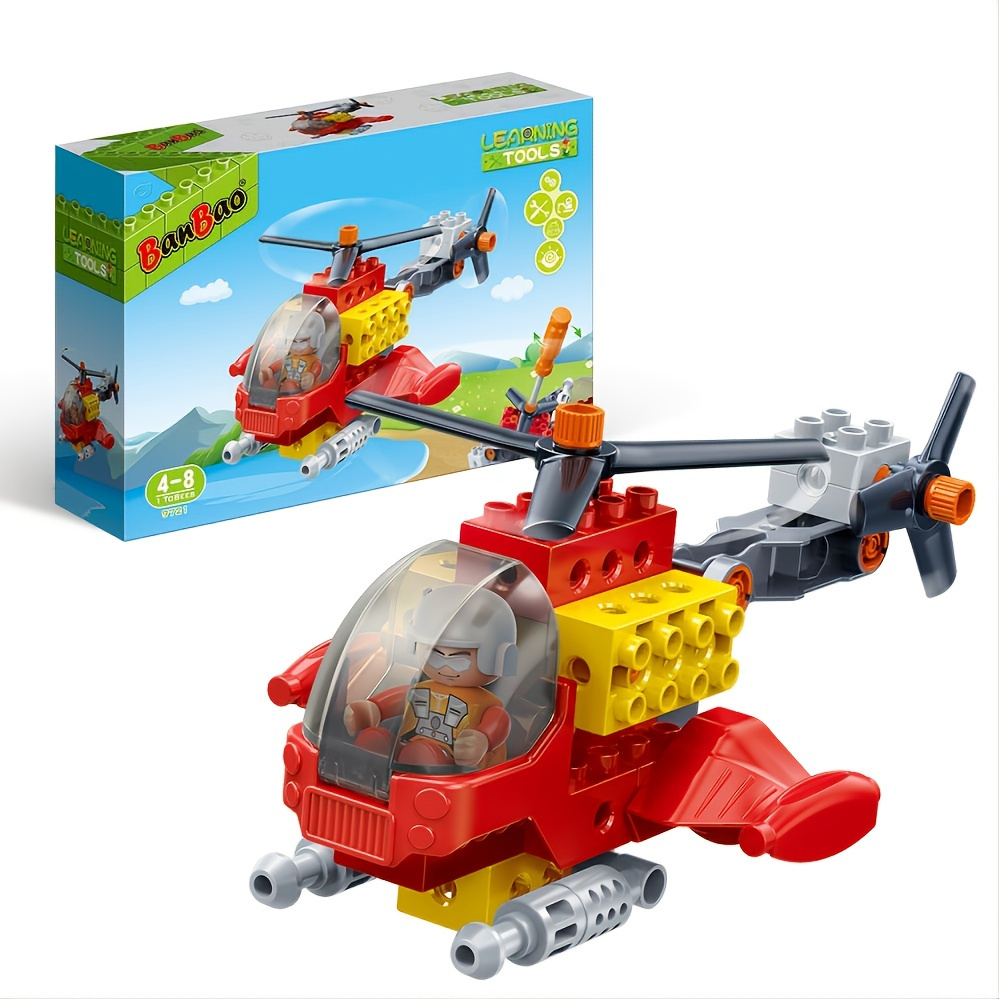 Dream Factory Helicopter Assembly Toy Free Shipping For New Users Temu