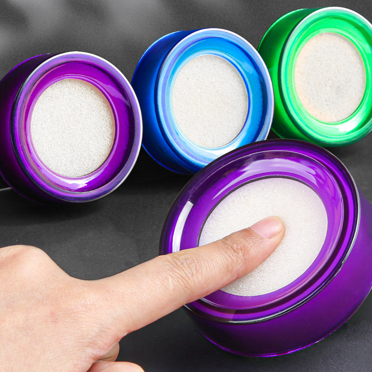 Finger Wet Device Set Money Wax Counting Sponge Jar Bank Temu