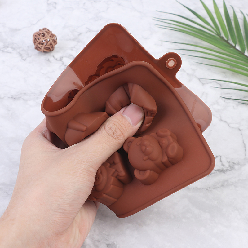 1pc animal silicone mold hippo   shape   cake mold diy baking mold details 3