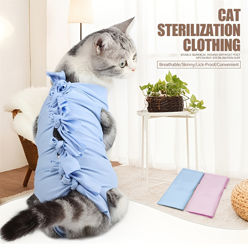 Girl Cat Recovery Suit Surgery Weaning Sterilization Care Anti-licking Coat