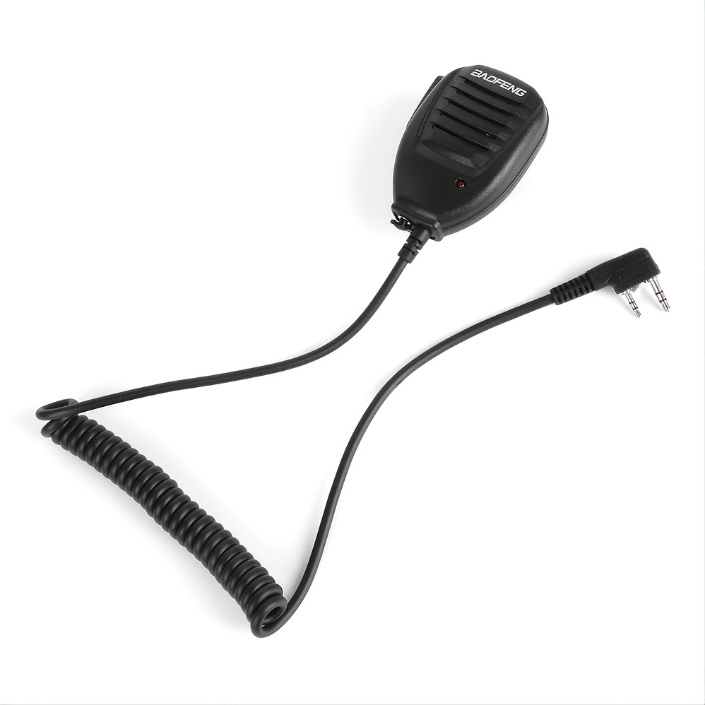 

Speaker Mic For 2 Way Radio - Ptt Button, Clear Sound, Portable Design - Compatible With Uv-5r, Uv-10r, Uv-13 Pro, Uv-5r Plus, And Uv-s9 Plus
