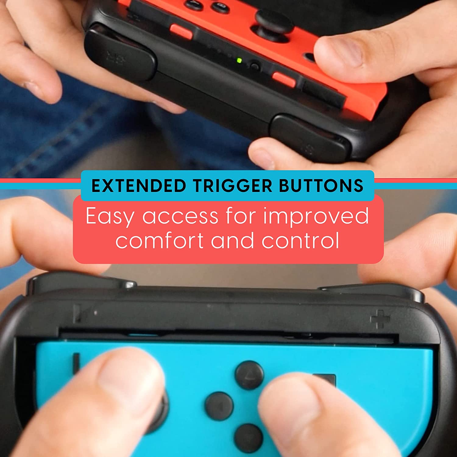 Grips For Switch Joycon Controller Game Accessories - Temu