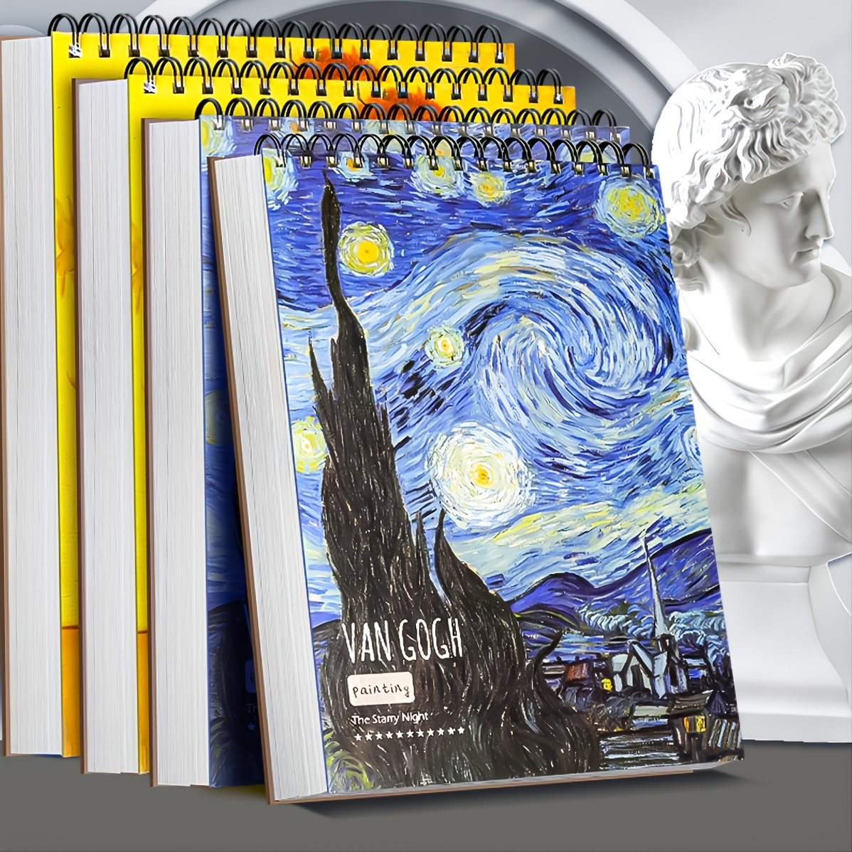  COLOUR BLOCK Bloc de dibujo en espiral/cuaderno de bocetos, 9 x  12 pulgadas, 50 hojas de 80 libras, suministros de arte libres de ácido  prensado, bloc de bocetos ideal para principiantes