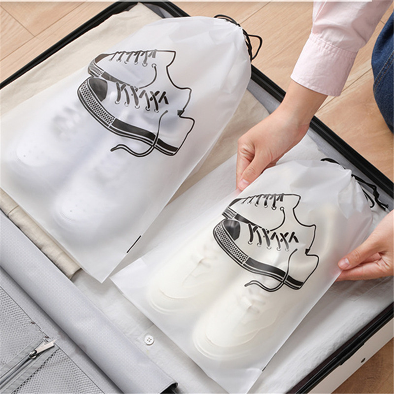 Travel storage bag waterproof and dustproof portable travel shoe