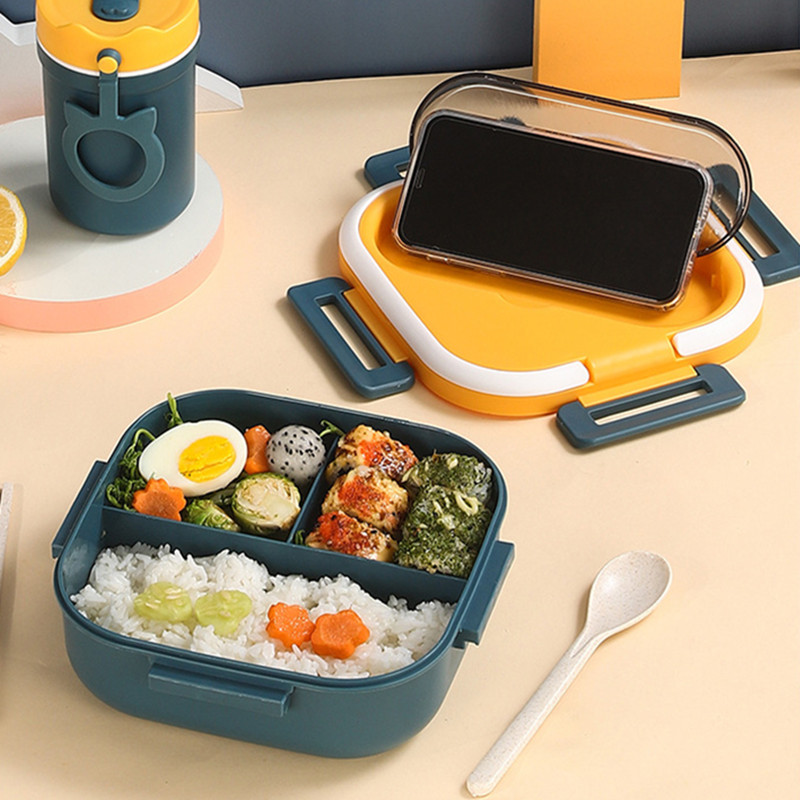 Lunch Box Bento Box Portable Lunch Box Student Lunch Box - Temu