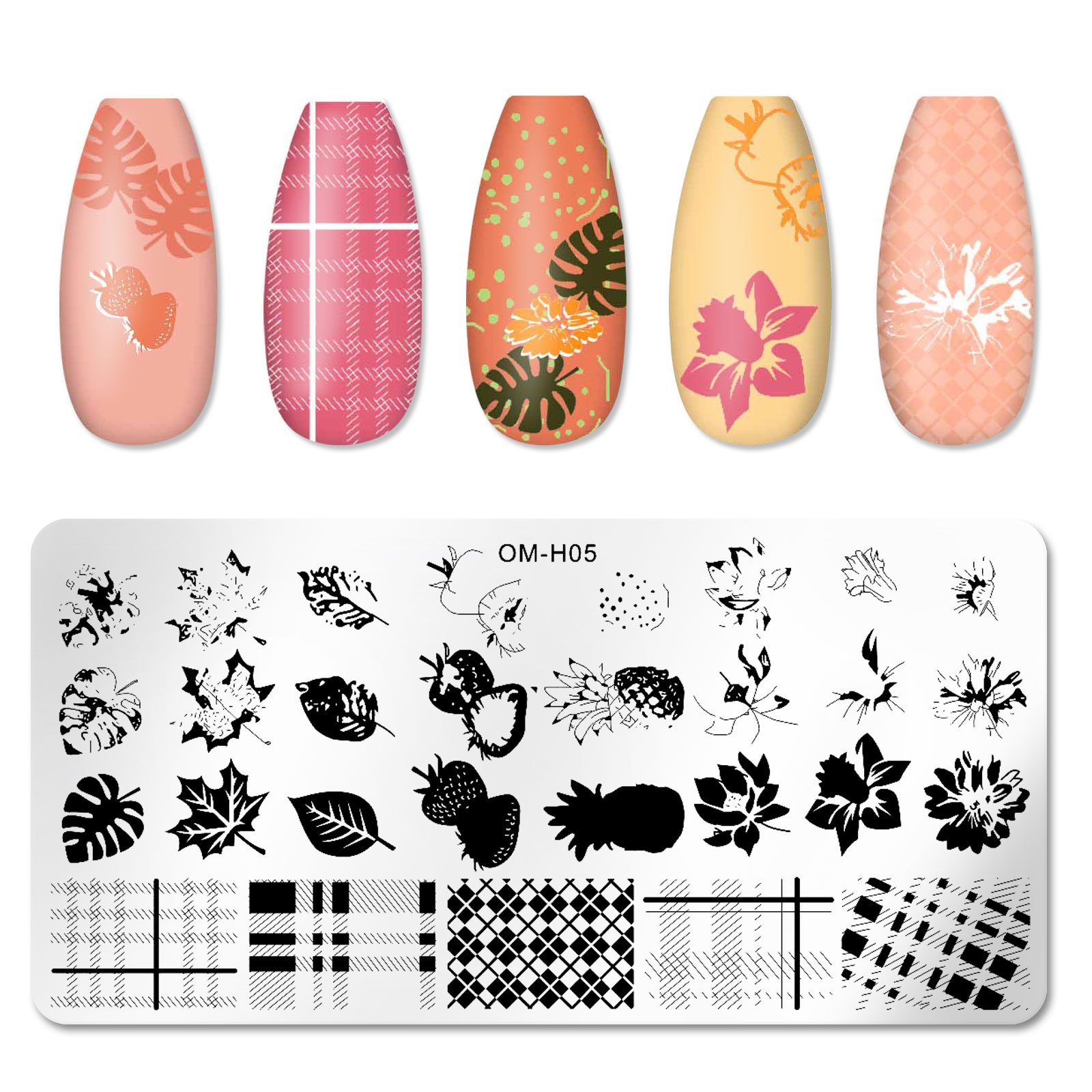 Nail Art DIY Stamping plates Logo Style Stamping gel 大牌美甲印花