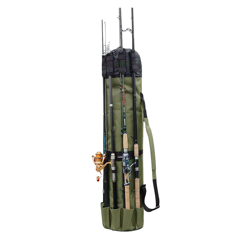 Amdohai Fishing Rod Tackle Bag Large Capacity Fishing Pole Storage