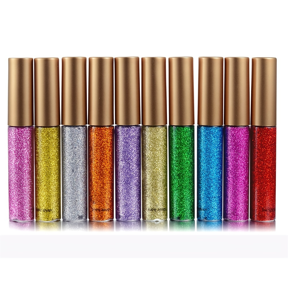 Uv Glow Neon Water Activated Eyeliner Palette Long lasting Temu