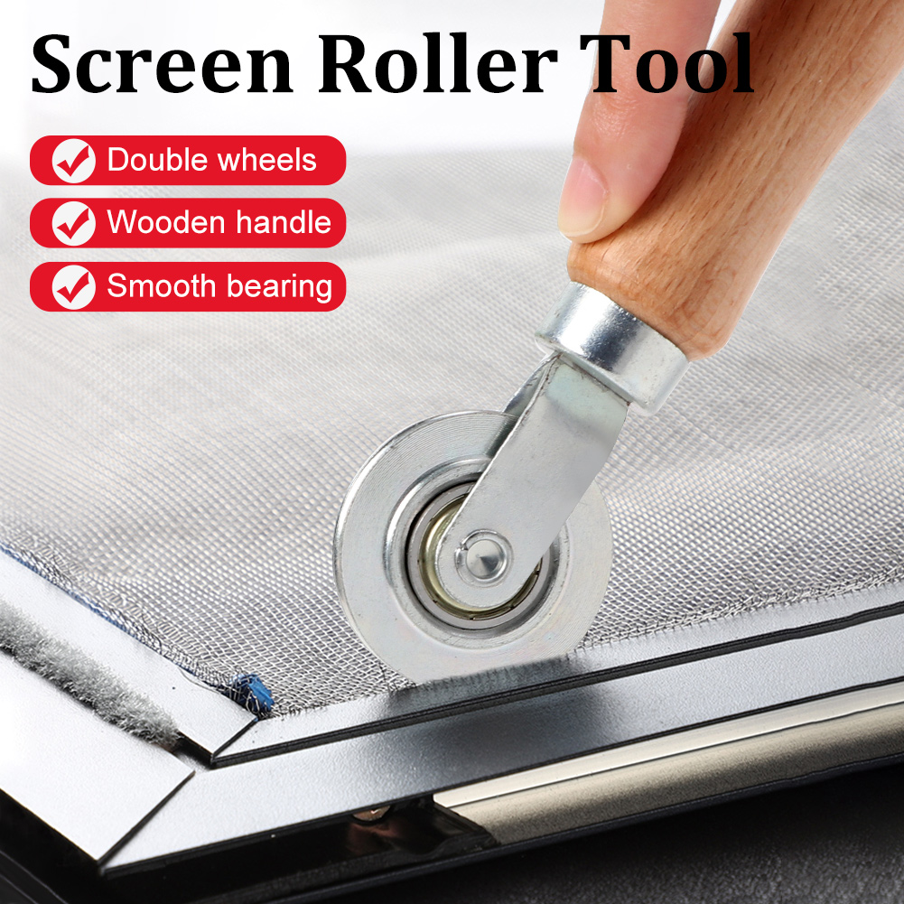 Window Screen Roller Wooden Handle Roller Screen Window Temu
