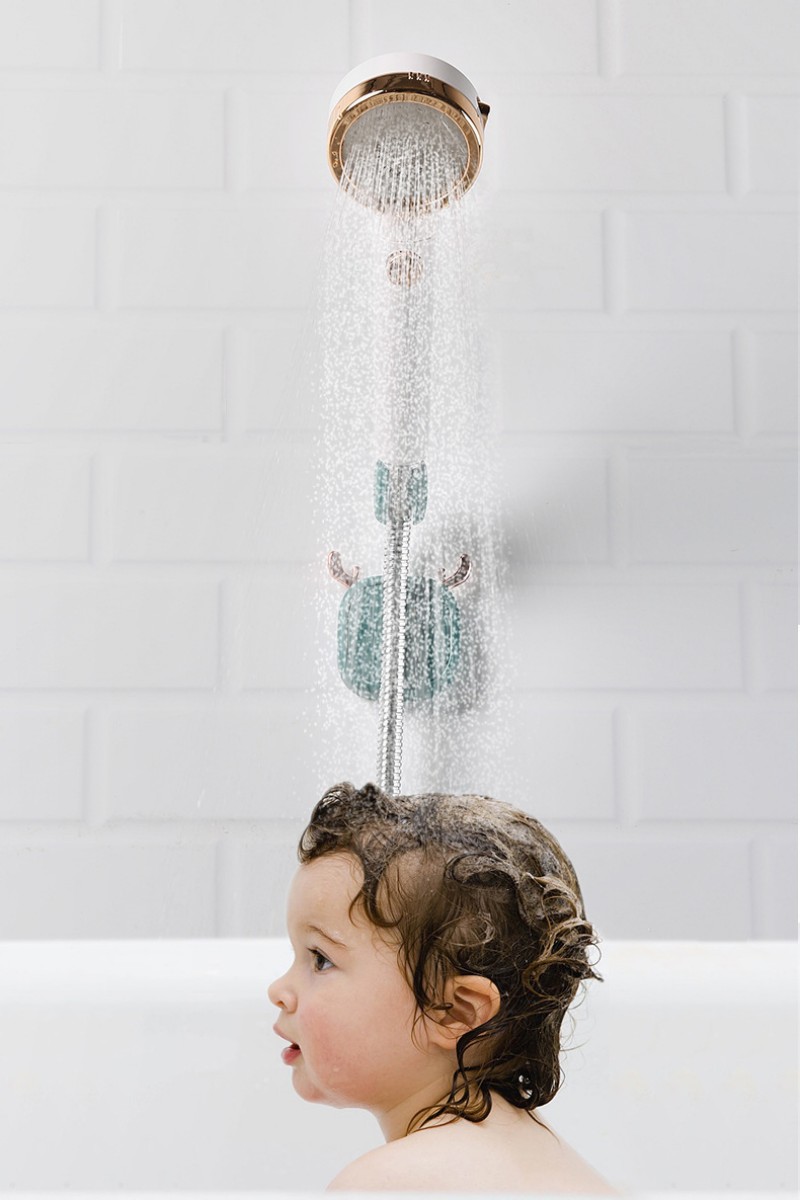 1pc Shower Head Bracket, Adjustable Shower Wand Holder, Unique Shower