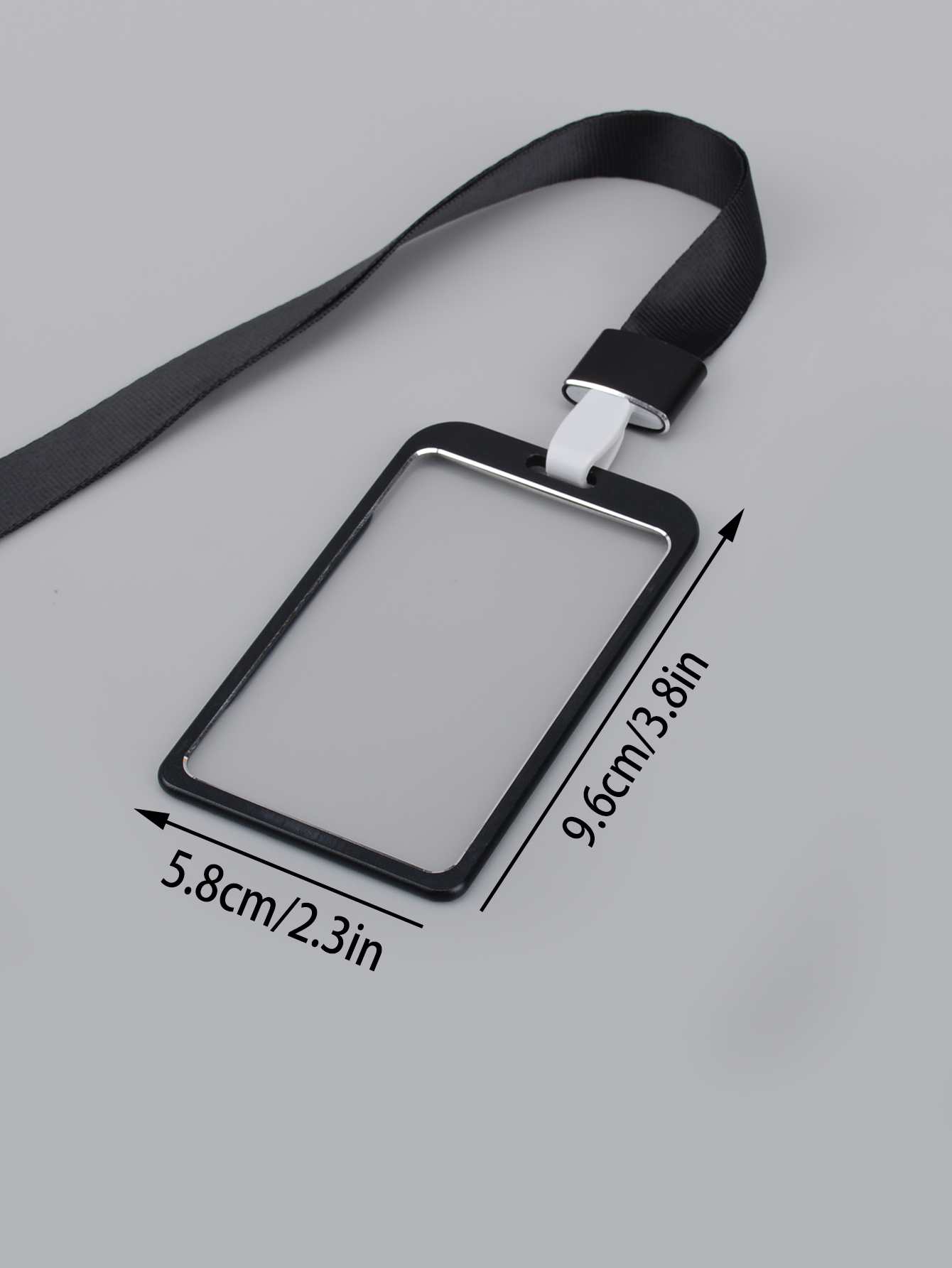 Black Work Id Card Identification Badge Aluminum Alloy Card - Temu