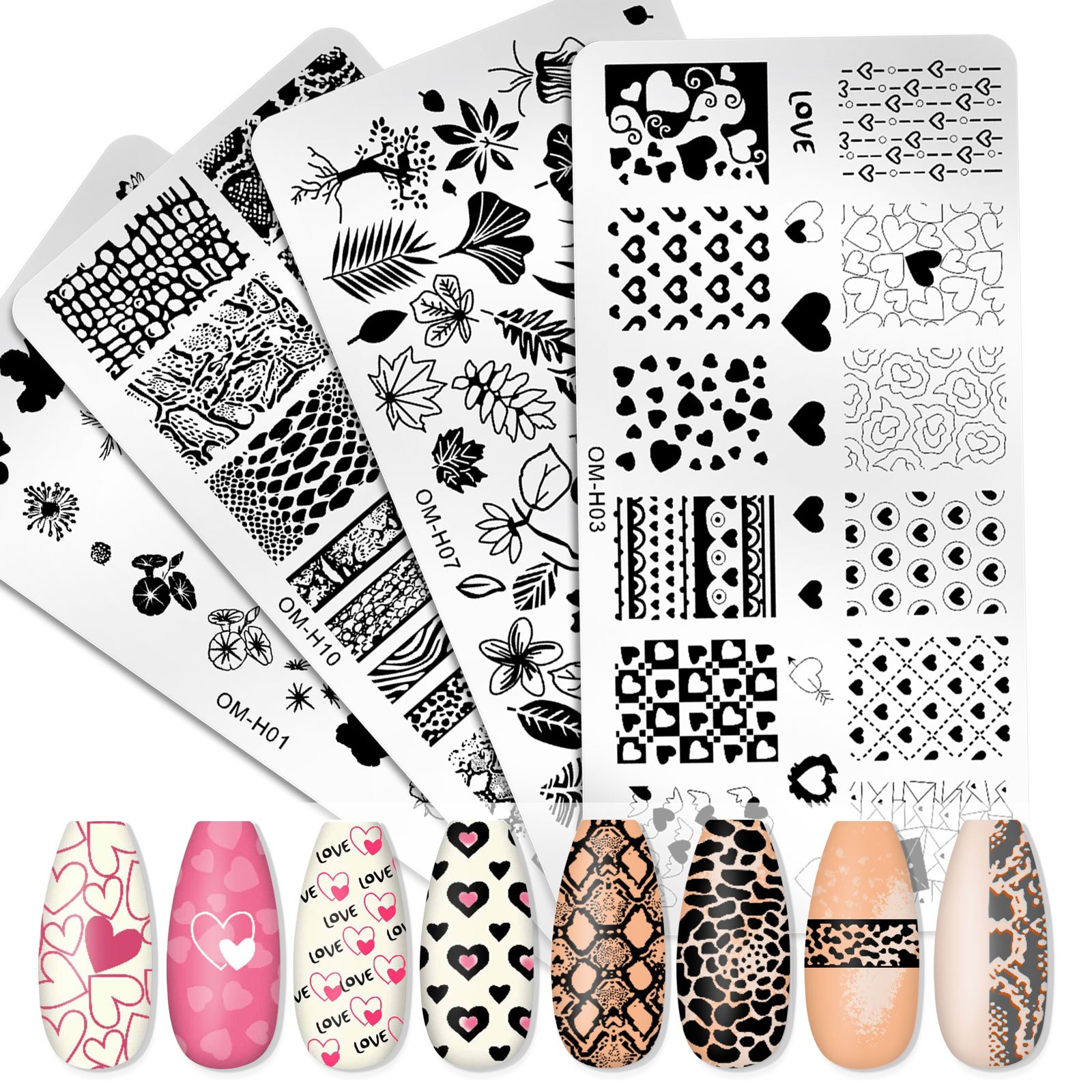 Nail Art DIY Stamping plates Logo Style Stamping gel 大牌美甲印花