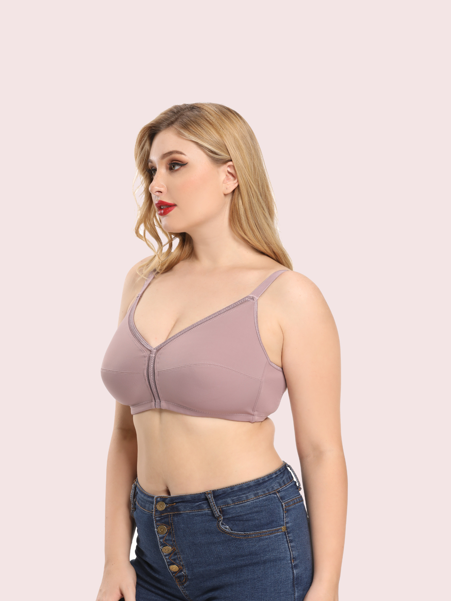 Ultra-Thin Plus Size Seamless Invisible Comfort Bra– Curvypower